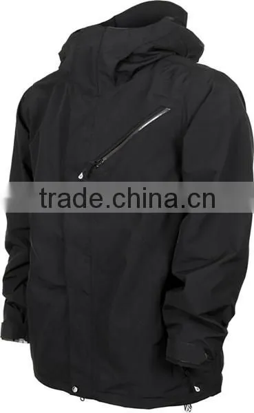 Black Waterpfoor Jacket Protection Garment Personalized Sports Jackets