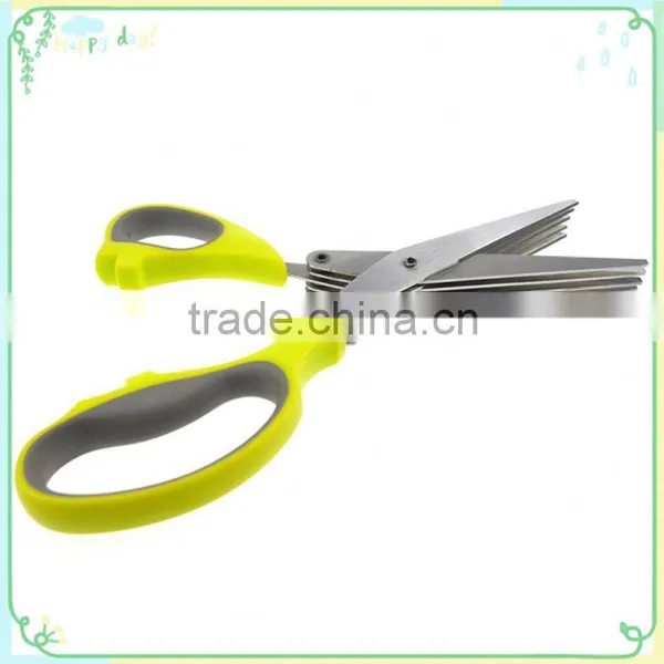 Herb Scissors With 5 Stainless Steel Blades Super Sharp Scissors With Anti-Slip Silicone Coated photo-6