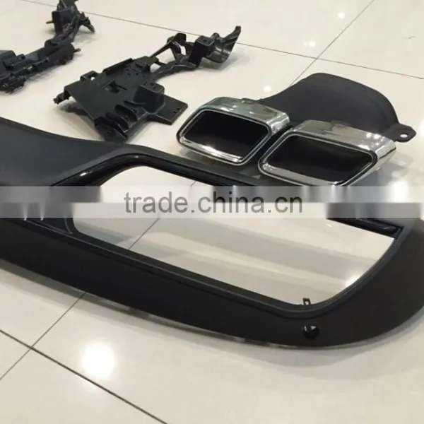 Hot Sale!! C63 W205 Rear Diffuser With Exhaust Tail Pipe (FOR EXCLUSIVE) photo-3