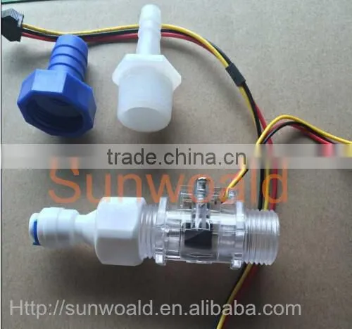 1/2" Magnetic Plastic Water Liquid Flow Sensor for Water Heater photo-5