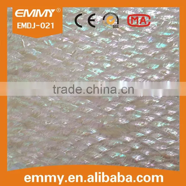 Nature White With Green Donkey'-ear Mother of Pearl Paua Shell Sheet photo-5