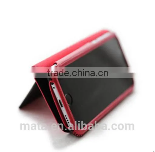 Retro Style Flip PU Leather Case With Card Slot Leather Case For Iphone 6 photo-4