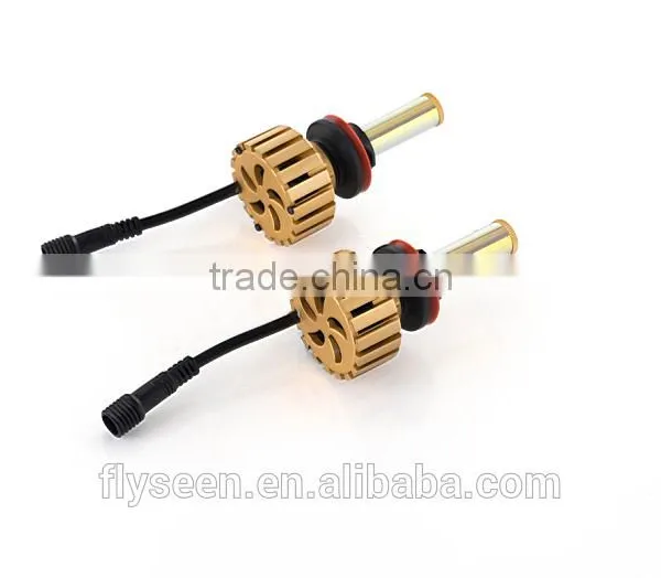 Hottest 30w 3000lm H11 Led Headlight , 2015 6000K Golden Car Headlight Led photo-3