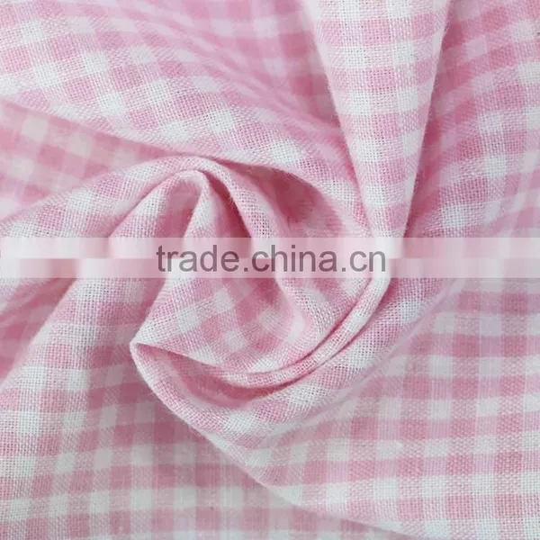 Latest Design Fashion Woven Plaid for Shirt Yarn Dyed Stripe Seersucker