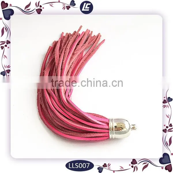 High Quality Customized Leather Cord Tassel for Garment Jewelry photo-5