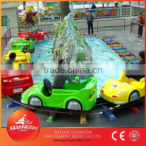 Park Water Attractions Kids Amusement Games, Electric Water Shooting Gun Mini Trains for Sale
