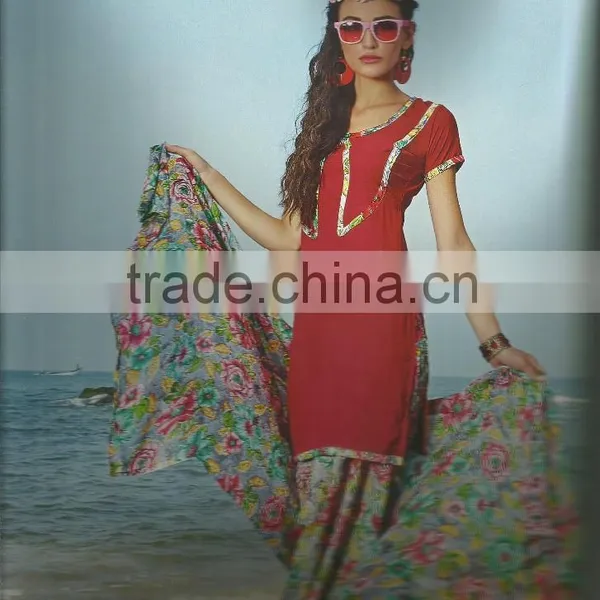 SYNTHENTIC PATIYALA SALWAR KAMEEZ photo-6