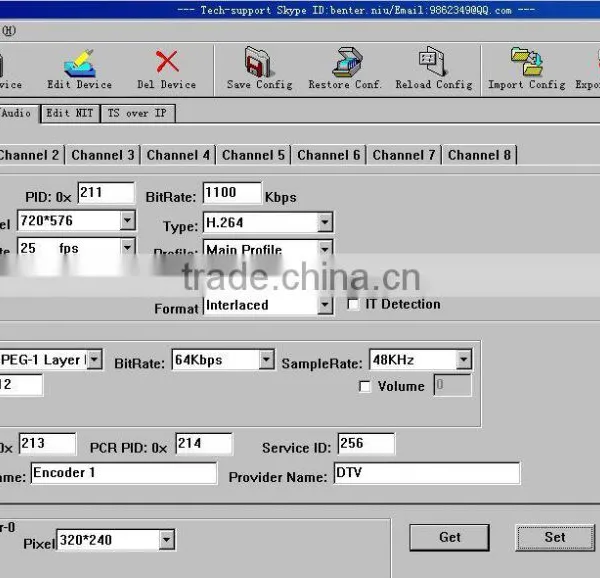 AAC Encoder SD 8in1 MPEG-2/H.264 ip Encoder(MAGNUM,8AV In,ASI+IP(1*MPTS/8*SPTS) Out) photo-6