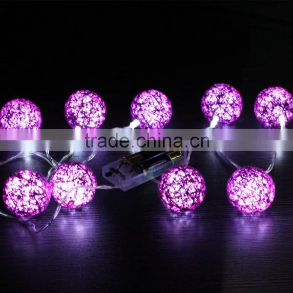 Colored Cotton Balls Mini Single Led Lights Battery Powed photo-3