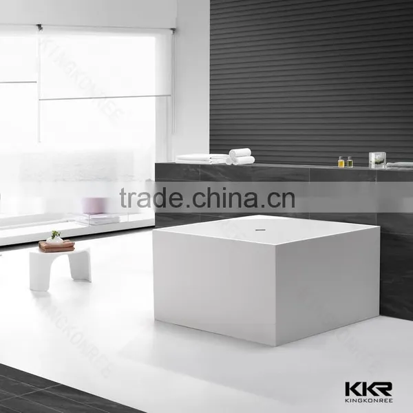 Custom Bath Tub Small Sitting Bathtub Artificial Stone Bathtubs photo-3