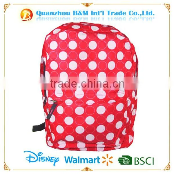 Hot Sale Promotion Cheap Colorful Girl's Soft Day Backpack photo-3