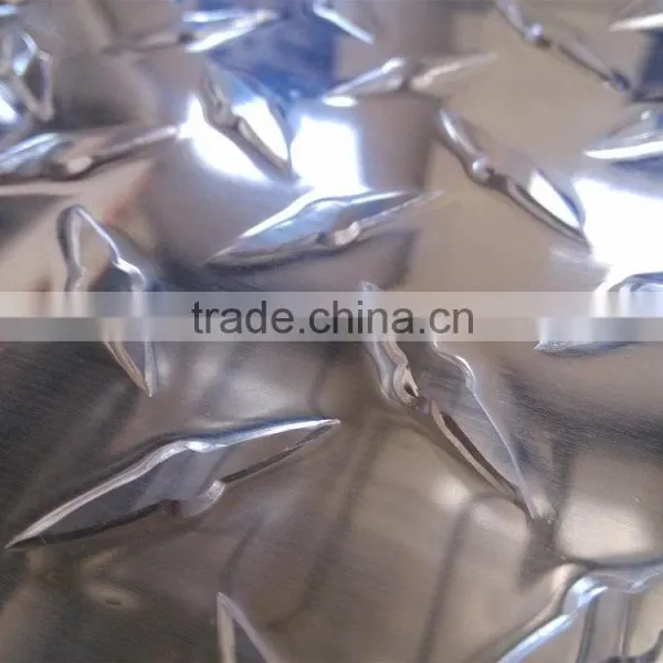 1050 H24 Hammer Finish Aluminum Sheet 2mm Aluminum Diamond Sheet