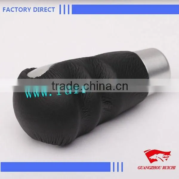 Automatic Black Leather Shift Knob Shift Knobs Universal
