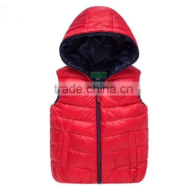 Custom Boys Hoody Sleeveless Padded Vest photo-4