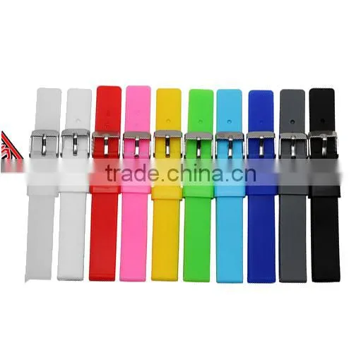2016 Novelty Custom Design Rubber Silicone Watch Band With Logo Embossed photo-6