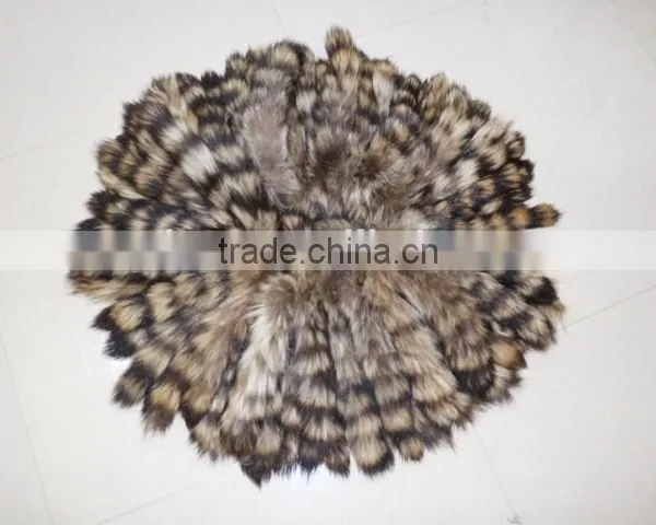 Wholesale Natural Color Fox Tail Fur Keychain / Fox Fur Tail photo-5