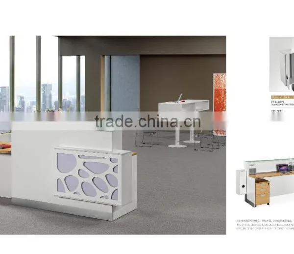 Salon Reception Desk Wooden Modern Design Office Reception Desk photo-4