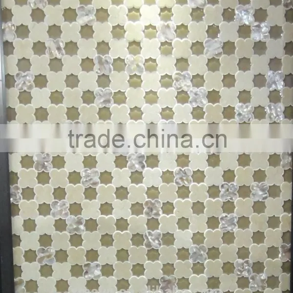 China Glass Mosaic, Glass Mosaic Patterns, Crystal Glass Mosaic Tile photo-4