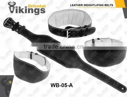 WEIGHT LIFTING LEATHER BELT