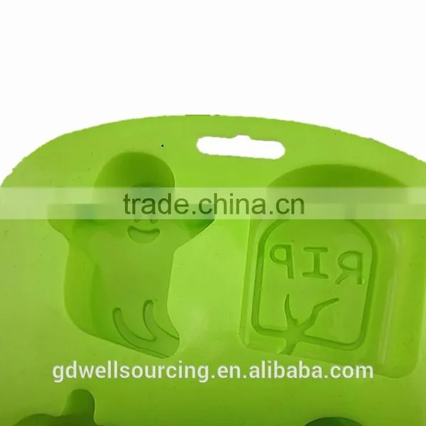 Aluminum Halloween Pumpkins Ghosts Haunted House Shape Cake Mould Jelly Fondant Cake Mold Sugar Kitchen Baking Cook Tool photo-3
