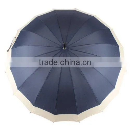 23 Inch 16 Ribs Automatic Cheap Promotional Umbrella photo-5