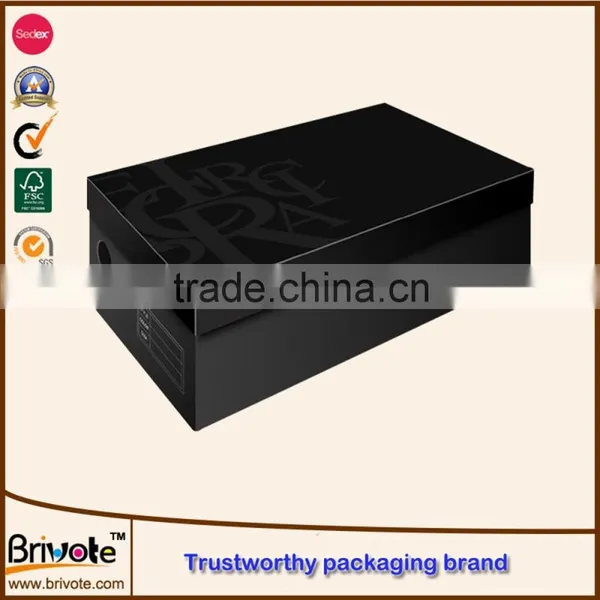 Factory Leather Casual Shoe Packaging Box/custom Leather Shoe Box photo-3