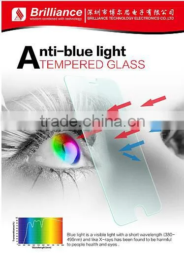 Anti-blue Light Tempered Glass Screen Protector for Huawei p8