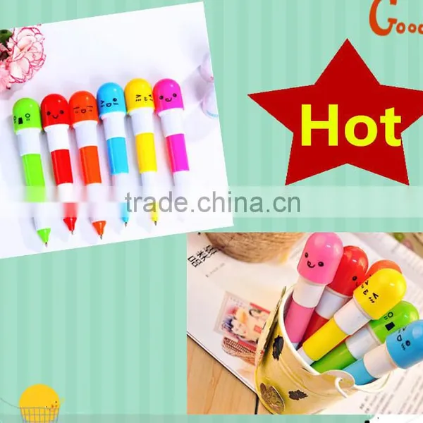 Flexible Ballpoint Pen Korean Stationery Creative Gift School Supplies Capsule Ballpoint Pen photo-3
