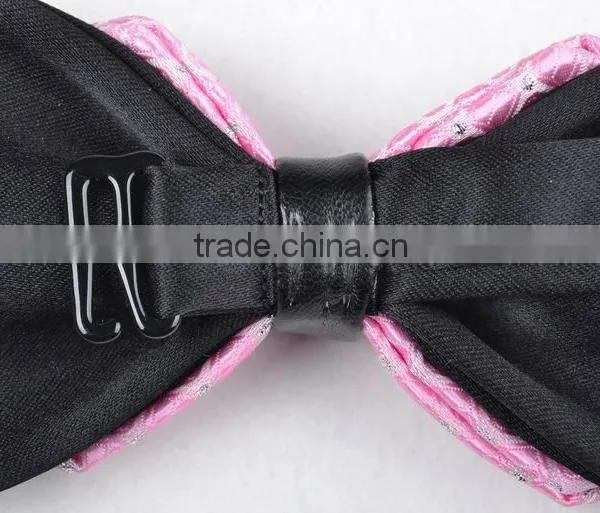 Good Quality Point End Silk Leisure Jacquard Bow Ties for Men Quality Choice photo-3