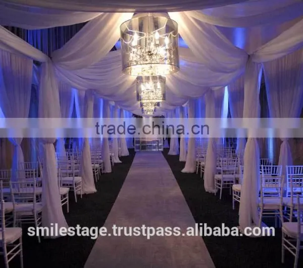 Adjustable Wedding Backdrop Pipe and Drape photo-4