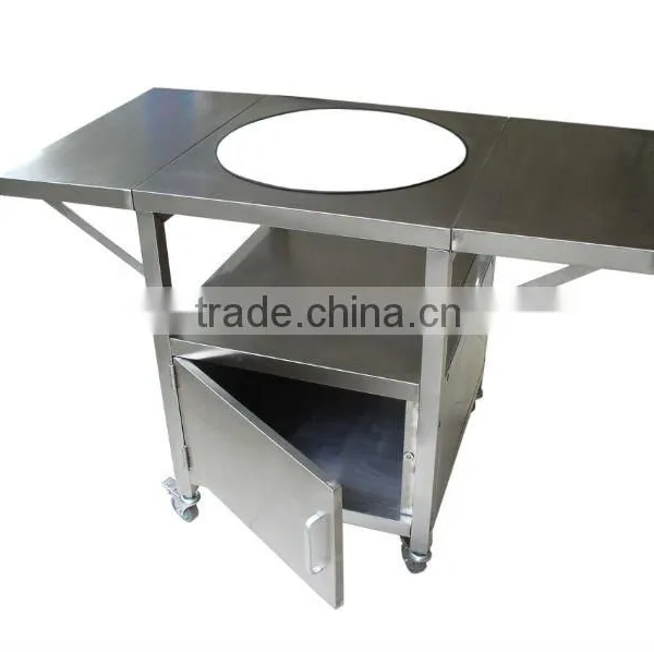 Auplex Outdoor Trolley Stainless Steel Kamado BBQ Table photo-6