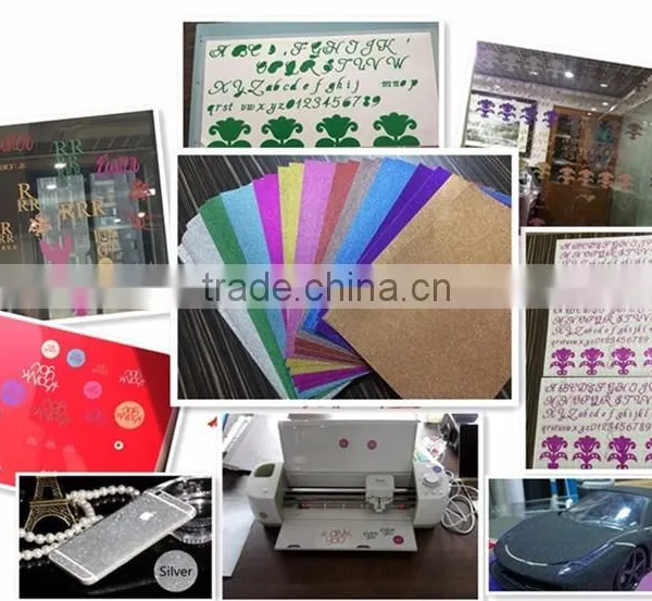 Glitter Self Adhesive Vinyl for Cutting Plotter Roll Size photo-5
