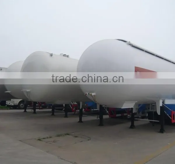 New Design Customized Factory Price 58.5m3 Tri-axle Lpg Trailer,3-axle Lpg Semi Trailer photo-6