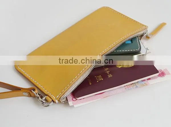 Men Genuine Leather Business Credit Card Case Slim Mini Wallet Holder photo-3