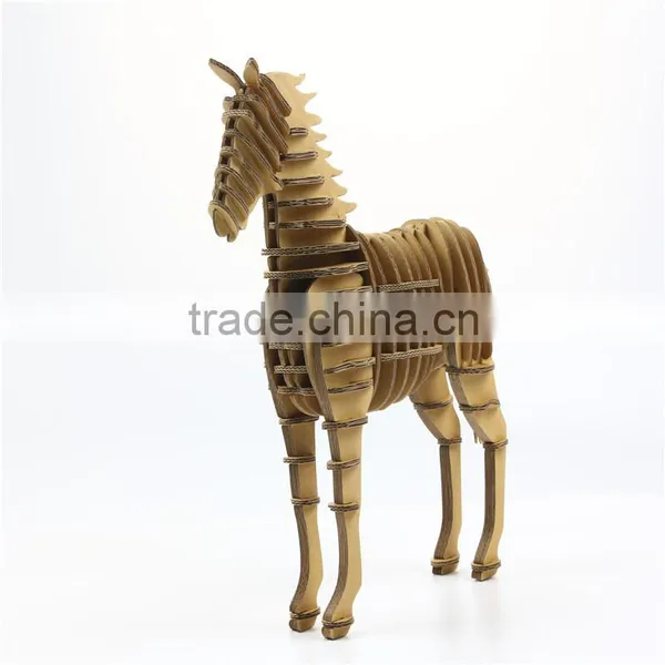 DIY Customized 3D Cardboard Paper Puzzle Animal Models photo-3