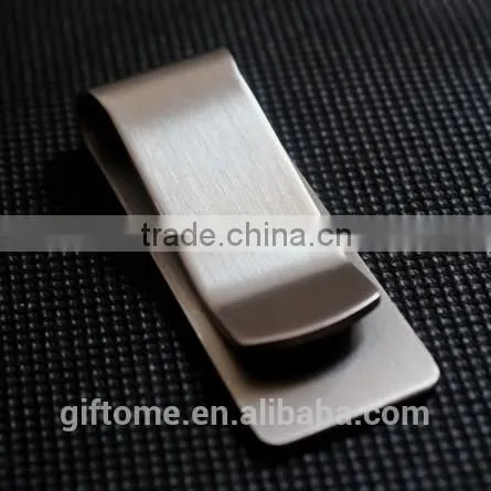 Silver Stainless Steel Metal Money Clip