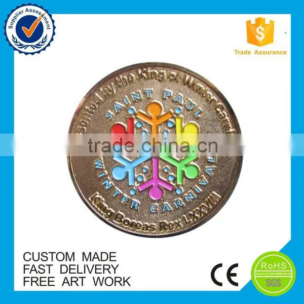 Cheap High Quality Custom Made Antique Gold Coin photo-4