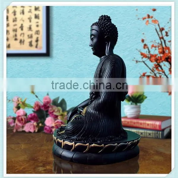 Resin Buddha Statue Sitting Buddha Figure for Home Decor photo-4