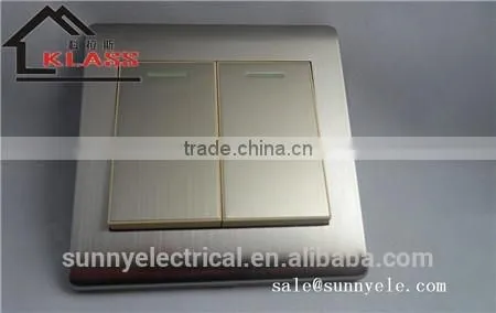 Brushed Stainless 1GANG 1 WAY Electric Light Switch photo-3