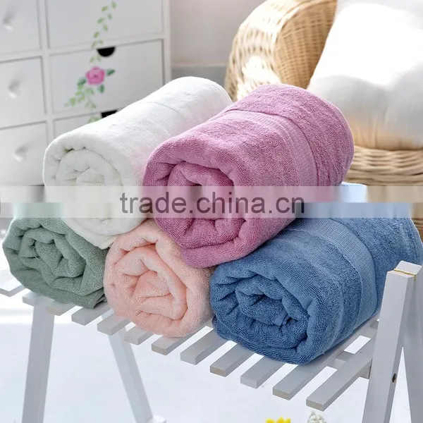 Bamboo Stain-border Bath Towel photo-2