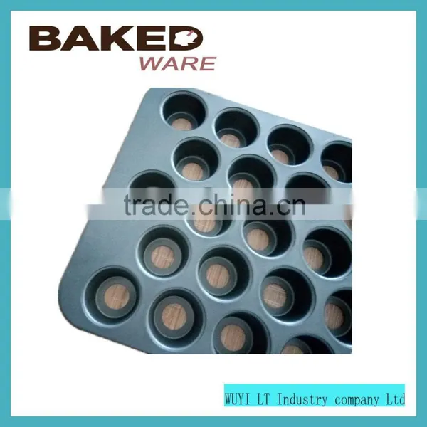 Carbon Steel Cupcake Pan Non-stick Muffin Pan Cake Pan With Loose Base photo-6