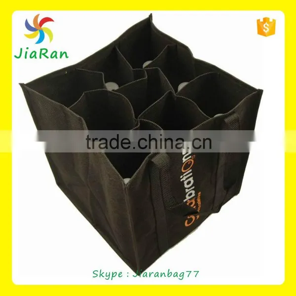 2015 New Style 9 Bottles Non Woven Wine Bottle Bag