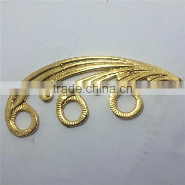 Furniture Metal Decorations Parts in Gold Color Plating , Imitation Gold Color Plating Processing Severice photo-3
