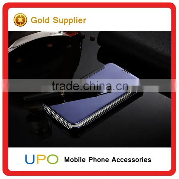 [UPO] Luxury Interactive Clear View Smart Mirror Flip Cover Mobile Phone Case for Samsung Galaxy S5 photo-4