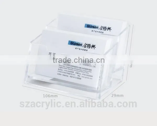 Acrylic Business Card Desk Holders photo-2