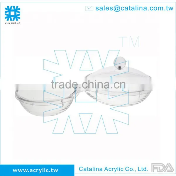 Functional Acrylic Plastic Salt Sugar Pepper Tray photo-4