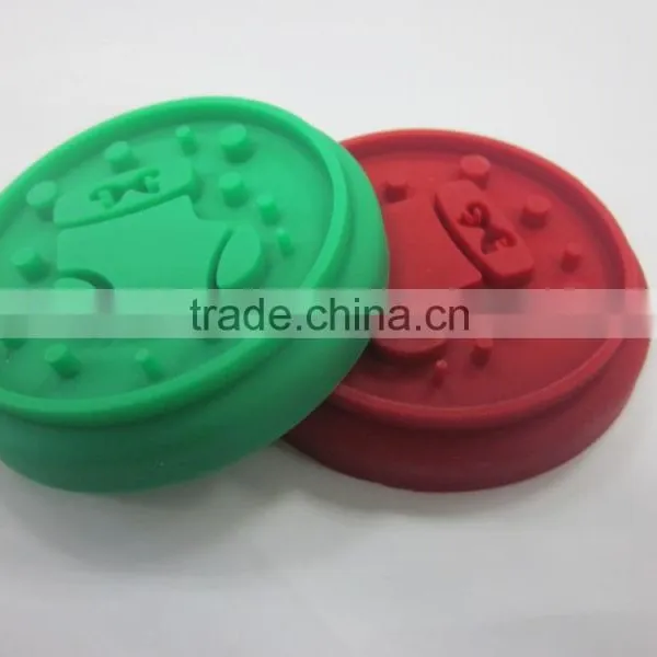 Factory Manufactured Dia. 6cm Silicone Cookie Tools Christmas Boots Silcione Cookie Stamp photo-5