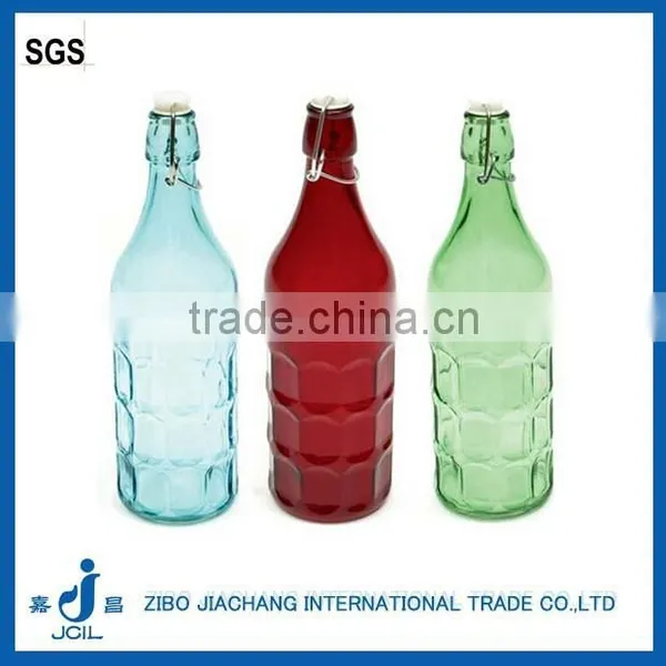 1liter Glass Bottle for Juice Milk and Water photo-2