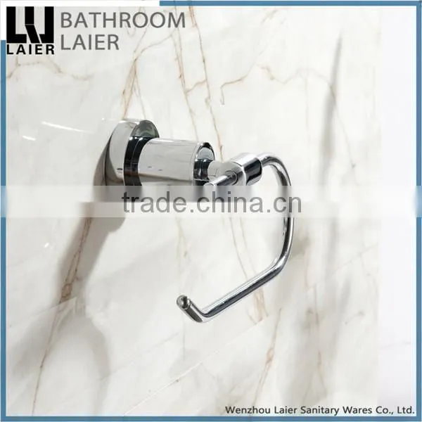 Customized Popular Unique Design Zinc Alloy Chrome Finishing Bathroom Sanitary Items Wall Mounted Toilet Paper Holder photo-3