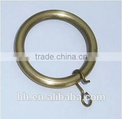 antique bronze split key curtain rings